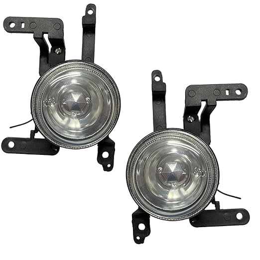 K D Fog Lamp Set for Maruti Esteem, 2004-2008 Models, Pair with Bulbs