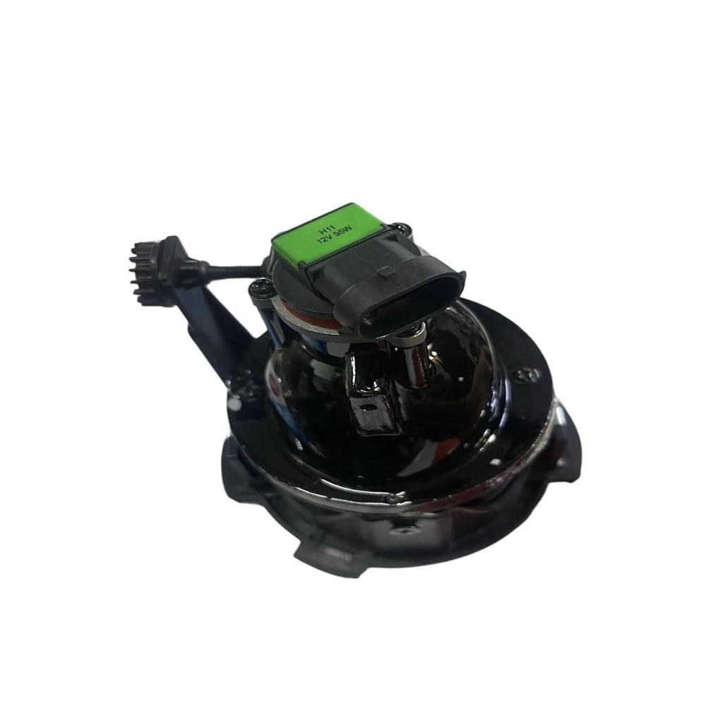 K D Projector Fog Lamp Set for Tata Tiago, Tigor, Punch, 2016-2020 Models (WHITE HALOGEN BULB)