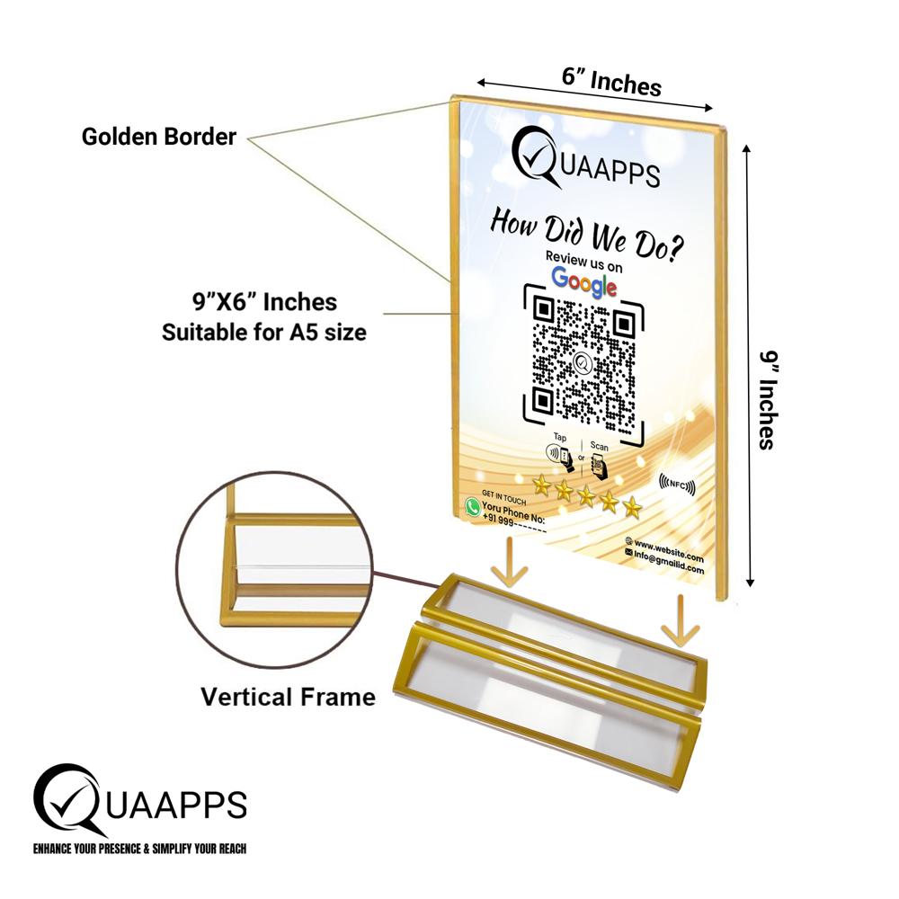 Google Review Scanner Plus 3 Social Media Stand