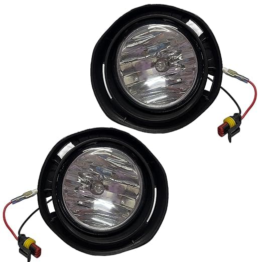 K D Fog Lamp Set for Toyota Etios/Liva, with Bulb, Pair, 2010-2020