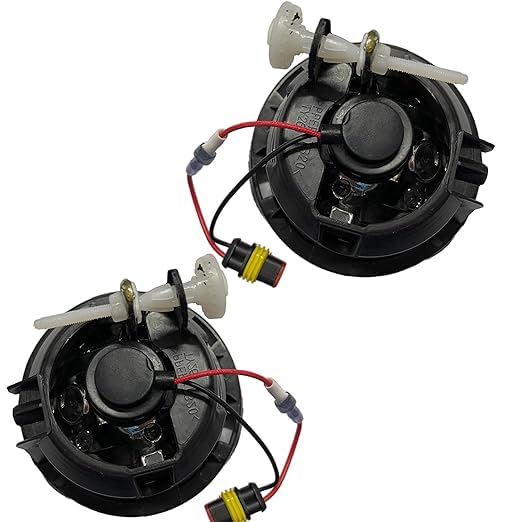 K D Fog Lamp Set for Toyota Etios/Liva, with Bulb, Pair, 2010-2020