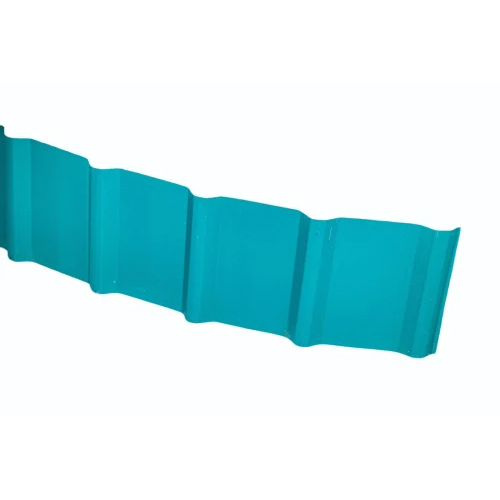 Blue Colour Coated Roofing Sheet - Material: Alloy