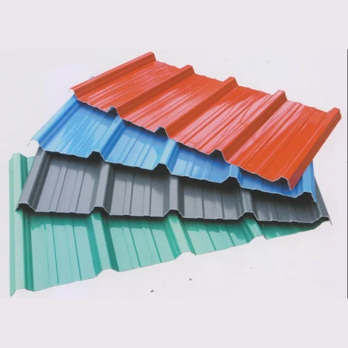 0.50 Mm Jsw Metal Roofing Sheet - Color: Multicoloured