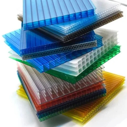 10Mm Multiwall Polycarbonate Sheet - Color: Multicoloured