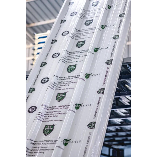 Puf Insulated Roofing Panels - Color: White