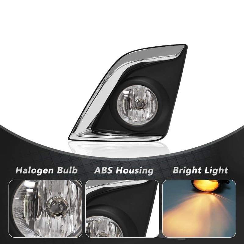K D Fog Lamp Set for ISUZU D-MAX 2016-2020 with Bulb (COMPLETE KIT) PAIR