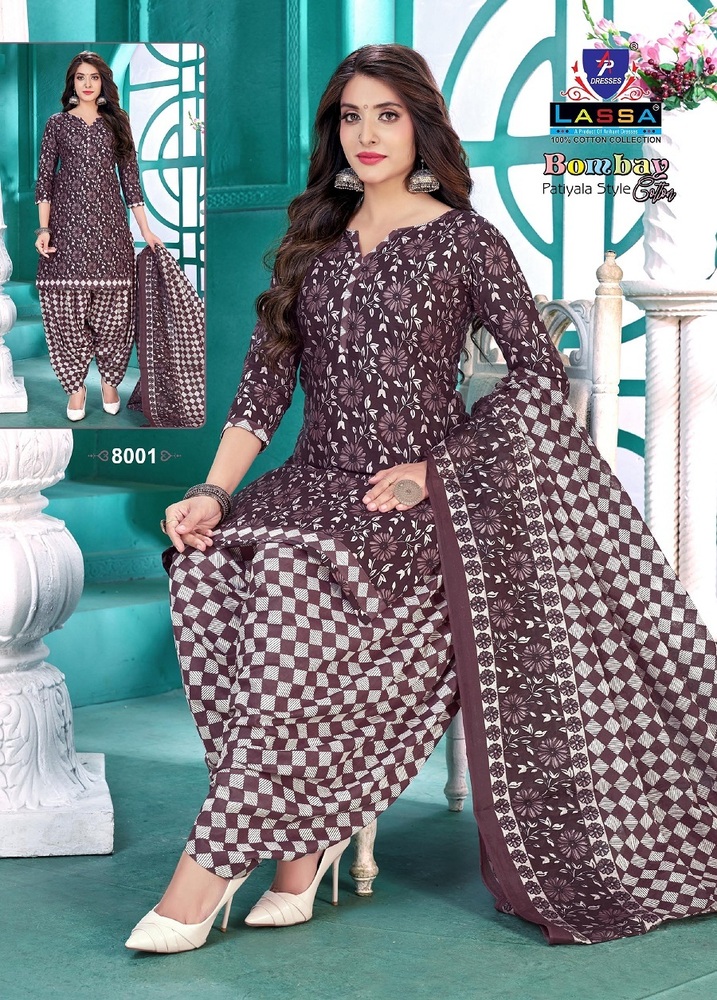 Lassa Bombay Patiyala Vol-8  Dress Material