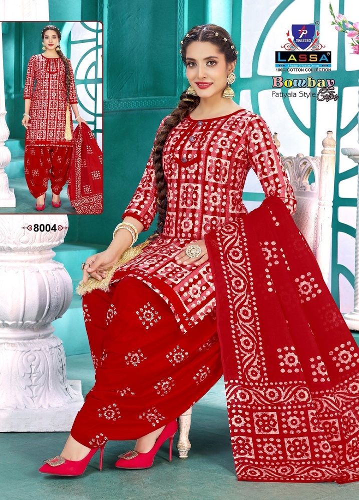Lassa Bombay Patiyala Vol-8  Dress Material