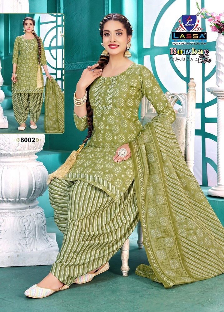 Lassa Bombay Patiyala Vol-8  Dress Material