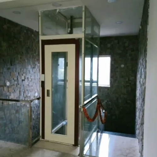 Glass Passenger Elevator - Material: Stainless Steel