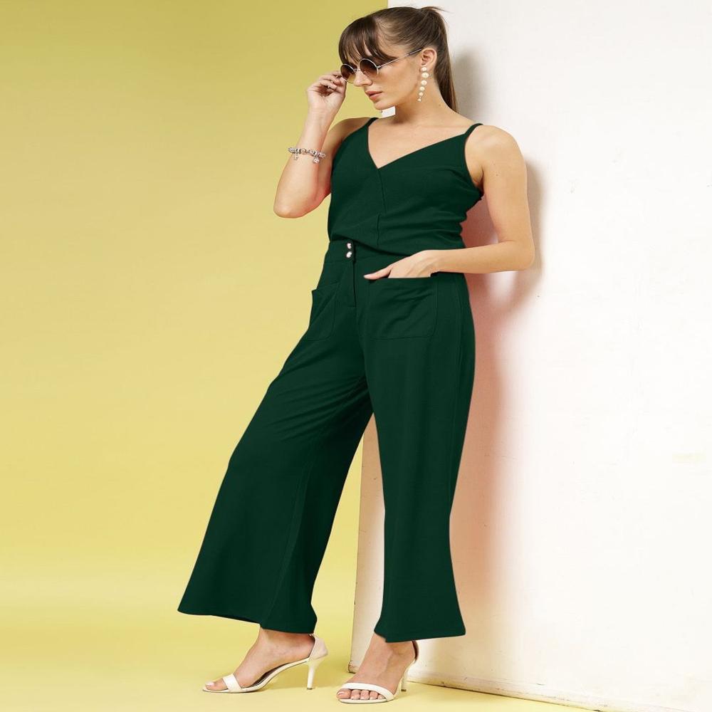 Women Sleeveless Top with Trousers Set