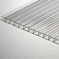 Twin Wall Polycarbonate Sheet - Color: Transparent