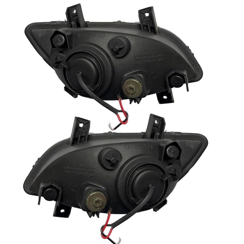 K D Fog Lamp Set For Chevrolet Enjoy (With Bulb) Pair 2012-2017 - Color: Yellow