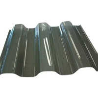 0.8mm Polycarbonate Corrugated Sheet - Color: Green