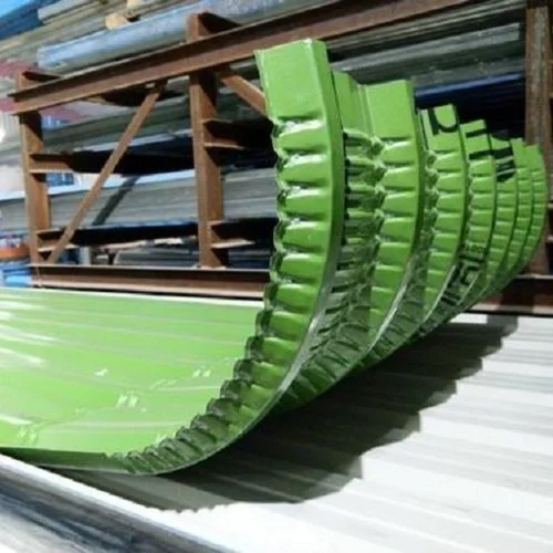 0.47 Mm Curved Roof Sheets - Color: Green