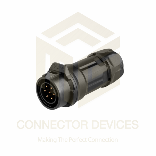 LP16 250V 5A 7Pin Male Inline IP67 Waterproof Power Connector