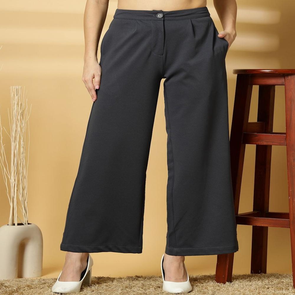 Women Relaxed Pleated Trousers