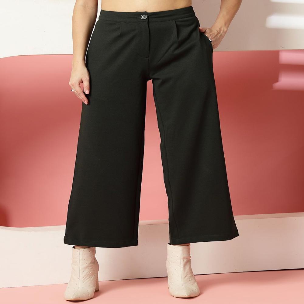 Women Relaxed Pleated Trousers