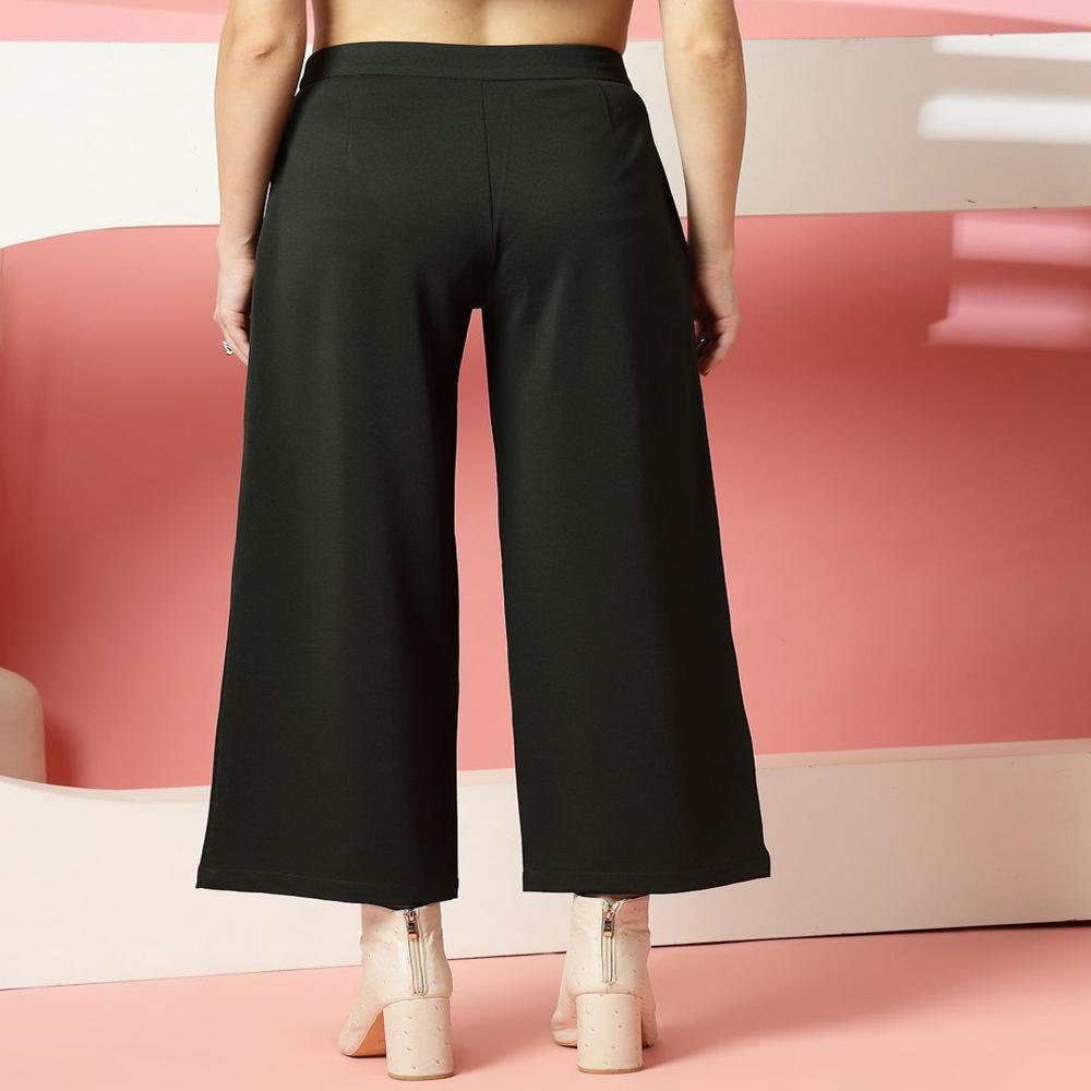 Women Relaxed Pleated Trousers
