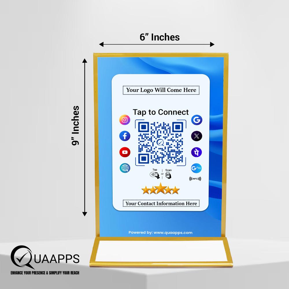 All-in One Customized-qr Code Scanner Stand - Application: Ideal For Restaurants