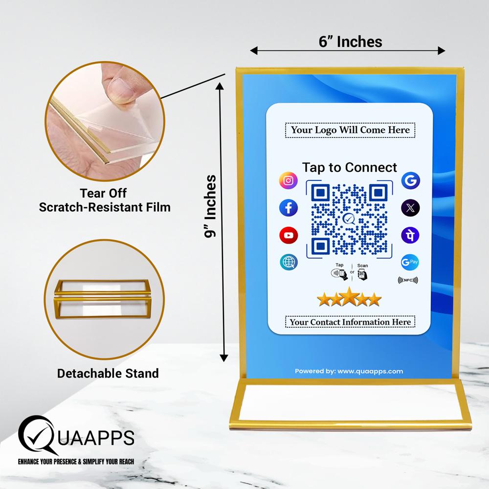 All-in One Customized-qr Code Scanner Stand - Application: Ideal For Restaurants