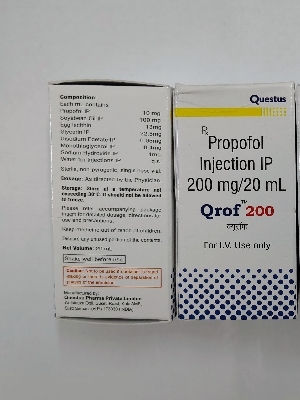 Propof-Ol Injection Ip 200 Mg/20 Ml - Physical Form: Liquid