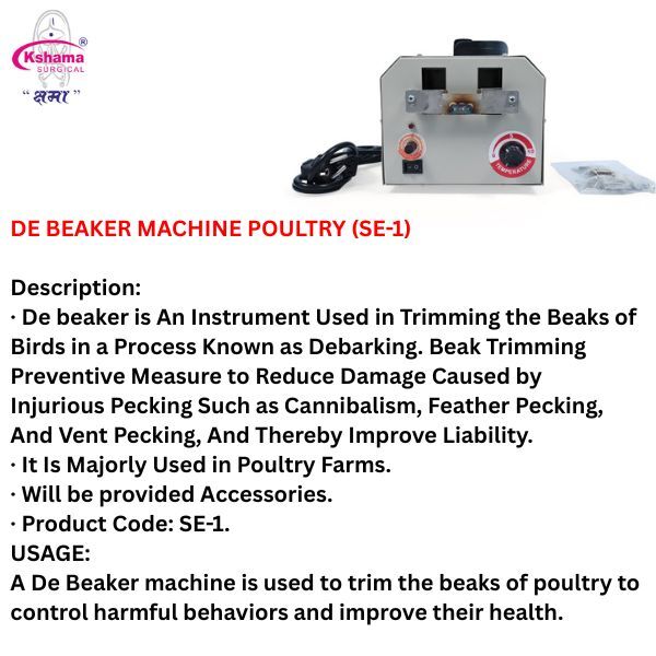 Gray Debeaker Machine