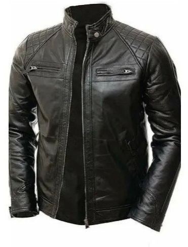 Mens Black Leather Jacket