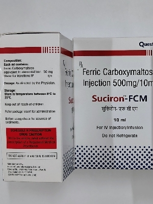 Ferric carboxymaltose inj 500 mg /10 ml