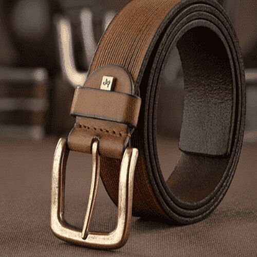Mens Brown Leather Belt