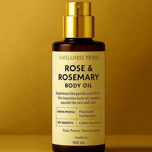 100ml Rose And Rosemary Body Oil