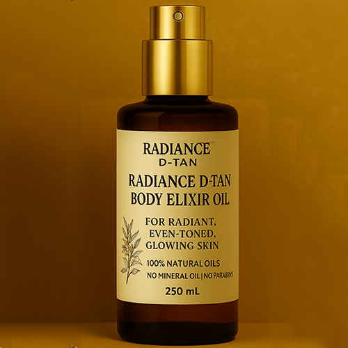 250Ml Radiance D-Tan Body Elixir Oil - Purity: 100 %