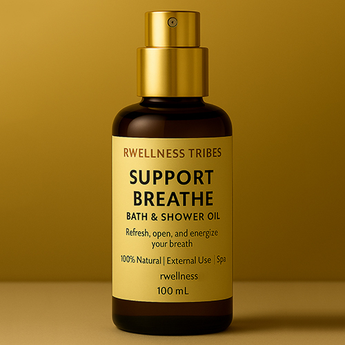 100Ml Support Breathe Bath And Shower Oil - Purity: 100 %