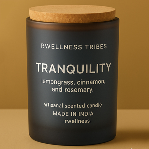 Artisanal Scented Candle - Color: Black