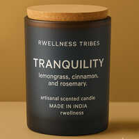 Artisanal Scented Candle - Color: Black