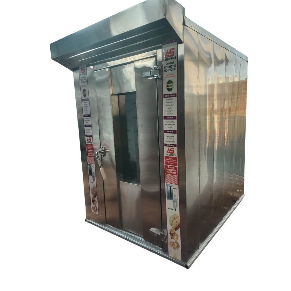 60 Tray Gas Rotary Oven - Accuracy: 100 %