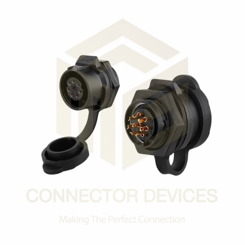 LP16 250V 5A 8Pin Female Socket IP67 Waterproof Power Connector