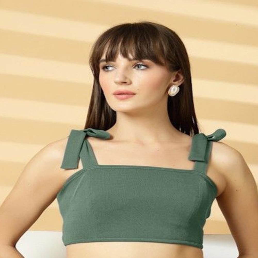 Tie-Ups Fitted Crop Top