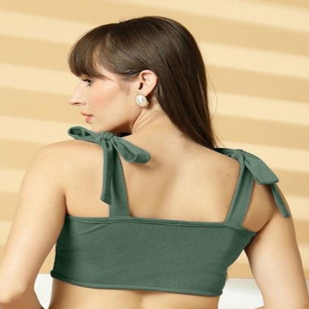 Tie-Ups Fitted Crop Top