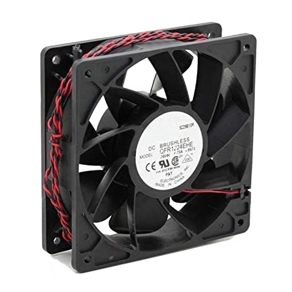 DELTA QFR1224EHE DC Brushless Fan 24V 0.75A 12*12cm Inverter Cooling Fan