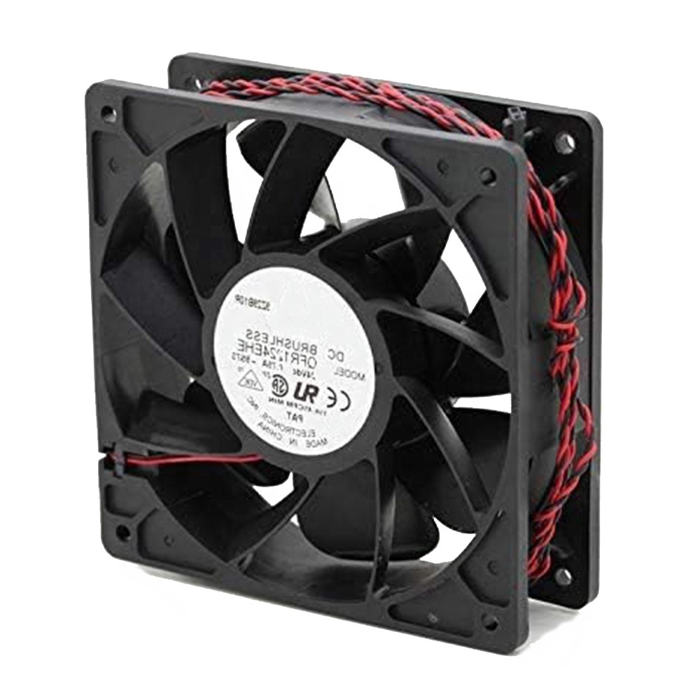 DELTA QFR1224EHE DC Brushless Fan 24V 0.75A 12*12cm Inverter Cooling Fan