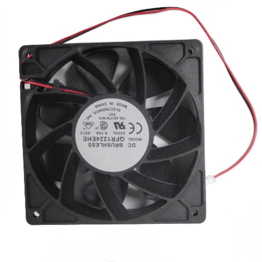 DELTA QFR1224EHE DC Brushless Fan 24V 0.75A 12*12cm Inverter Cooling Fan