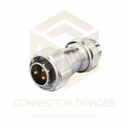 YZ20 500V 20A 3Pin Male Plug IP67 Metal Shell Waterproof Power Connector Solder