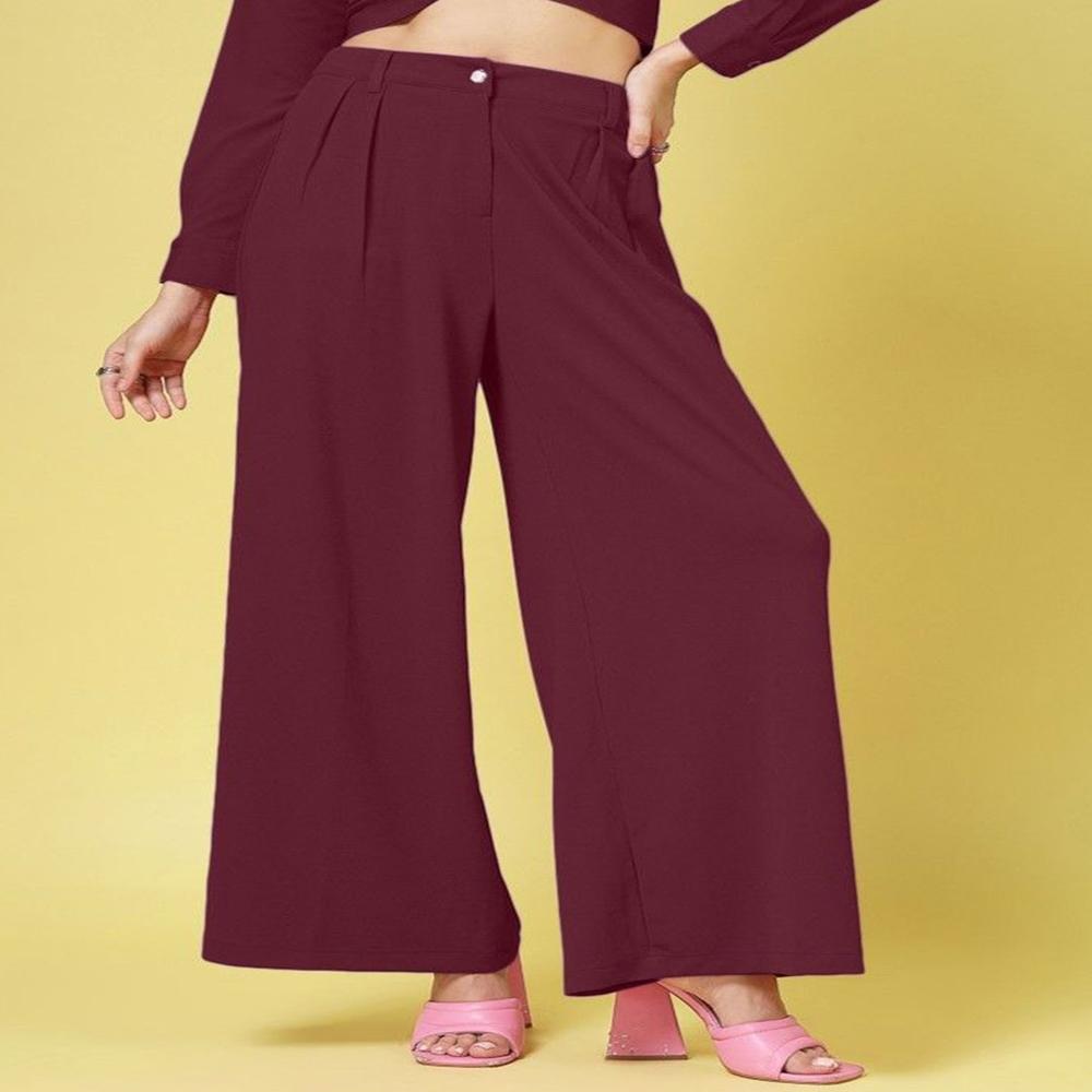 Relaxed Pleated Trousers