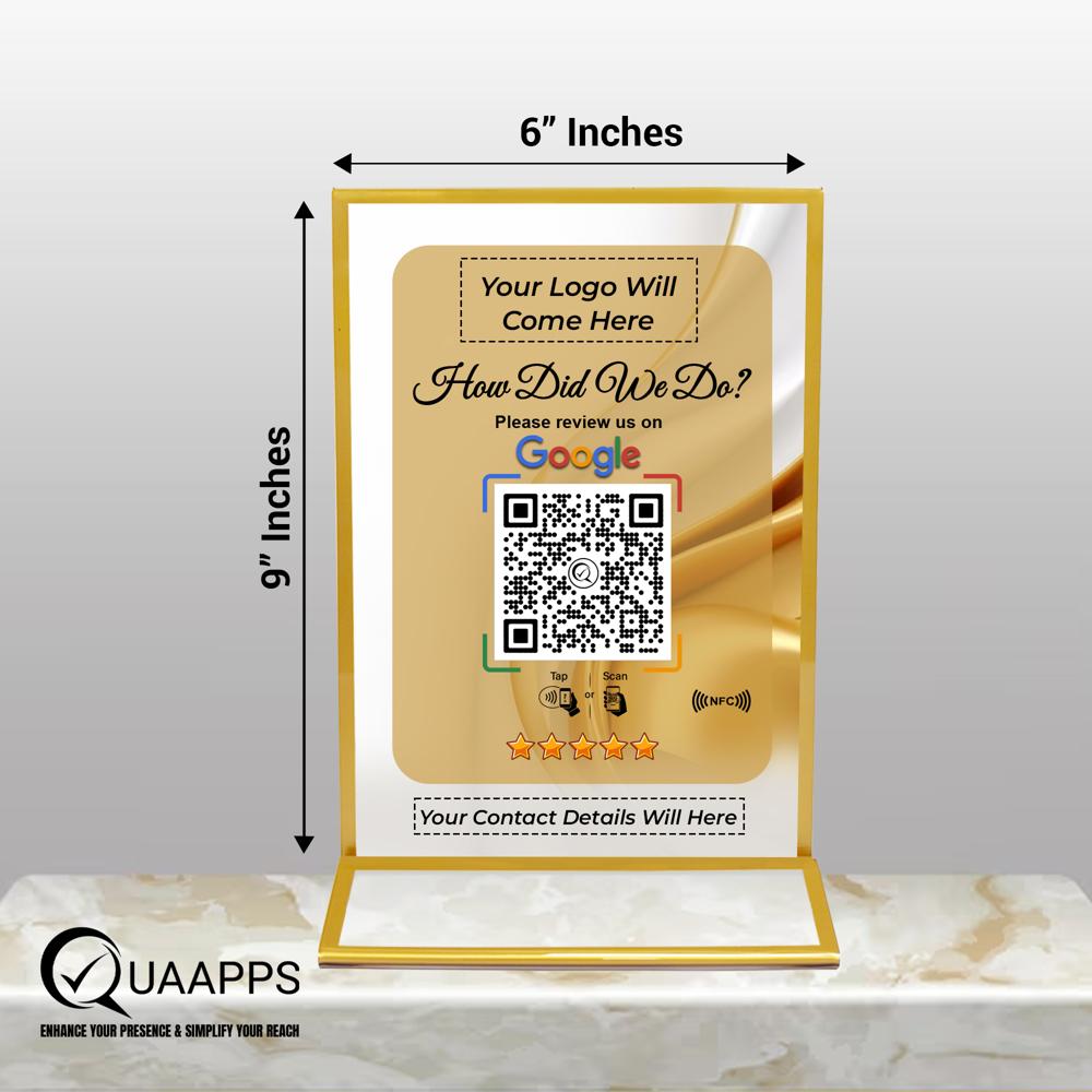 Create Your Own Google Review Scanner Stand