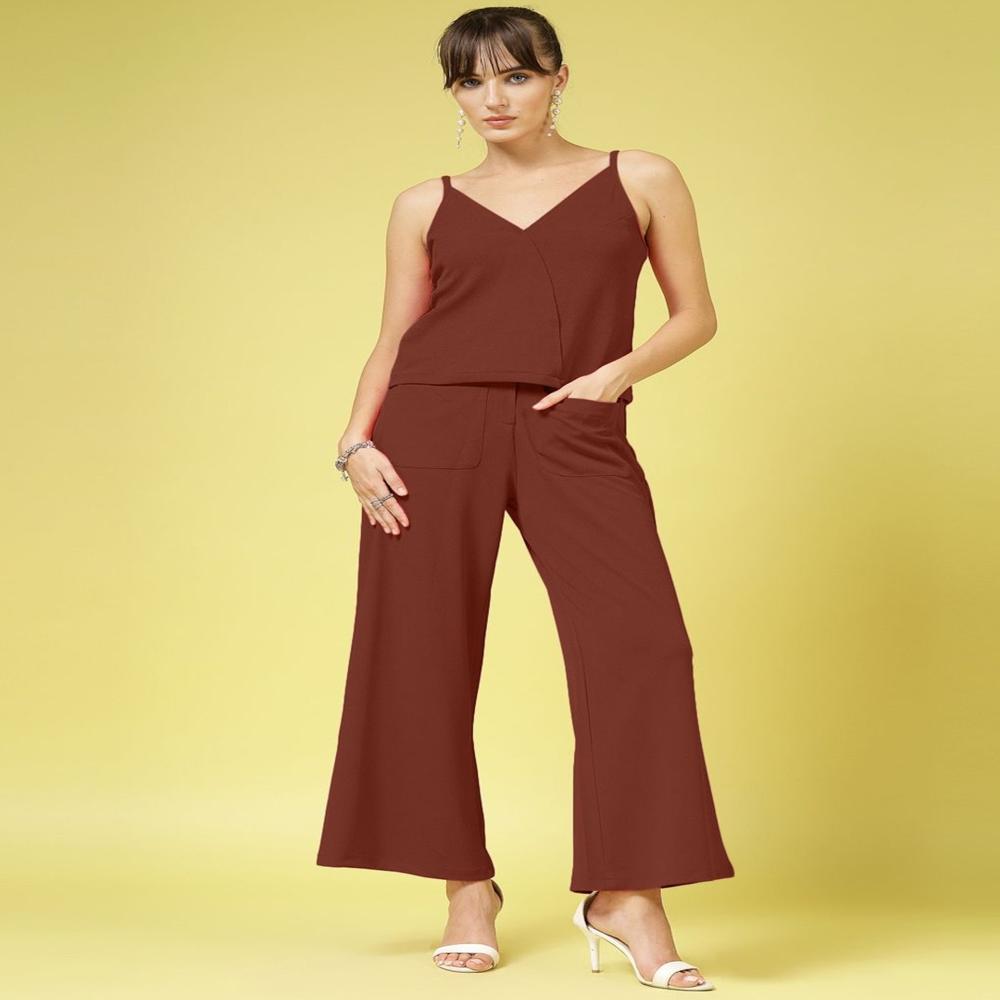 Women Relaxed Flared Regular Trousers