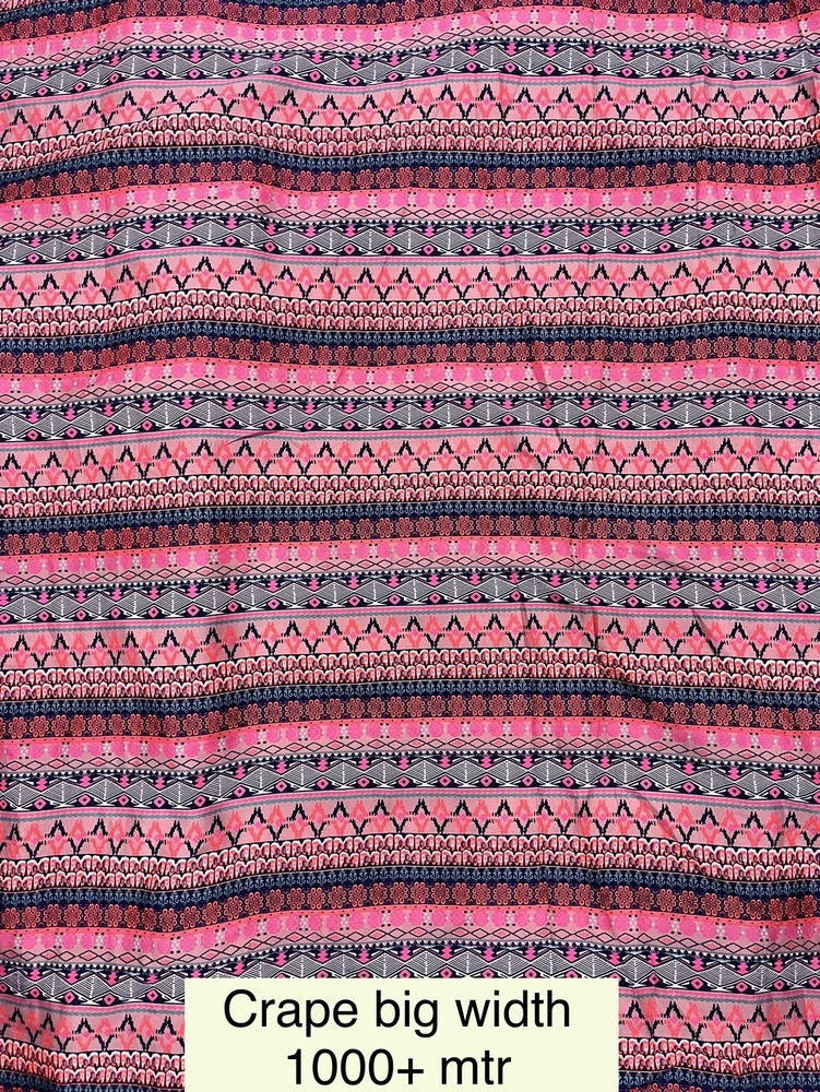 Polyester american crape print