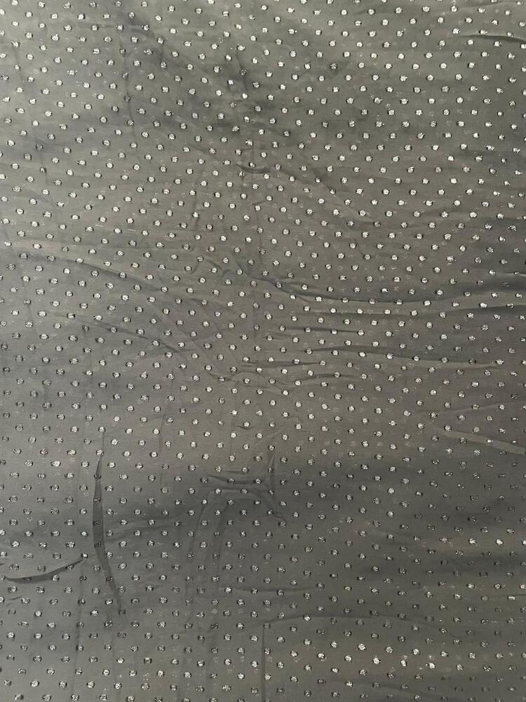 Polyester chiffon dobby plain