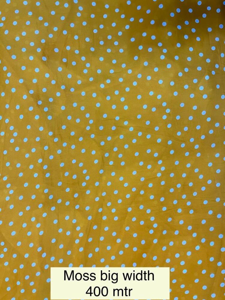 Polyester moss print