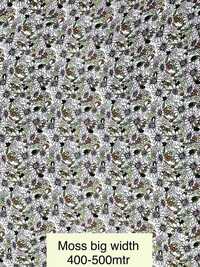 Polyester moss print